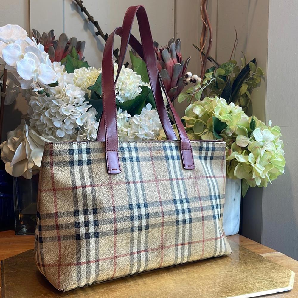 Burberry “Haymarket Check Tote”